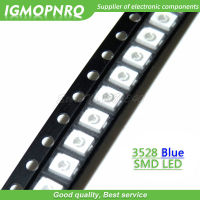 100ชิ้นสีฟ้า3528 1210 SMD LED Light DIODES igmopnrq