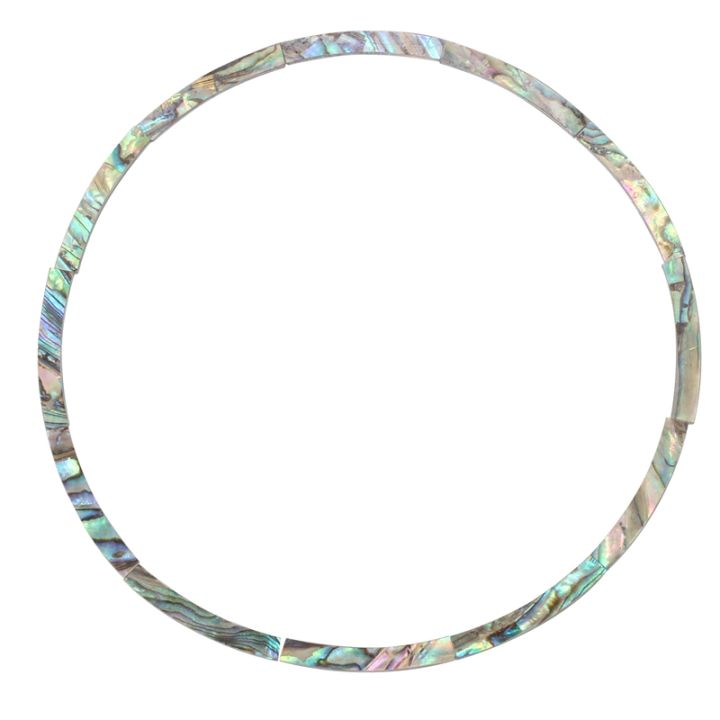 20-pcs-white-mother-of-pearl-shell-dot-6mm-amp-12pcs-rosette-shell-inlay-curved-strips-guitar-sound-hole-inlay-4mm-width