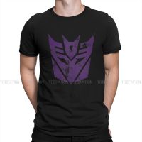 【Mens clothing】หม้อแปลงบอทส์ฟิล์ม Decepticon โลโก้ด้อยเสื้อยืด Thommeoversized O-คอผู้ชายเสื้อผ้า