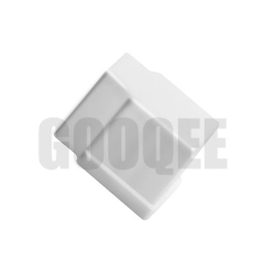 White Plastic solenoid valve Waterproof cover Water valve lid