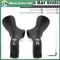 【 Milerka Outdoors Mall】ที่จับอุปกรณ์เสริมสำหรับรถจักรยานกรวดบาร์เอนด์มือจับจักรยานเสือภูเขากรวดถนนจักรยาน MTB ออกแบบตามหลักสรีรศาสตร์