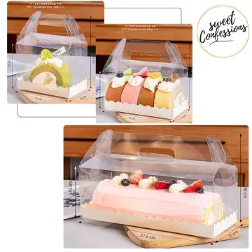 Cake Boxes : White Log Cake Box 8x4x4 X 400 - Catering Supplies, ...