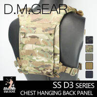 DMGear SS D3 Series Tactical Vest Back Plate Chest Strap Military Molle Equipment Hunting Plate Carrier Gear Airsoft Accessories