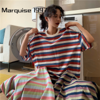 Marquise1997 เสื้อกันนหนาว เสื้อฮู้ด เสื้อกันหนาว ผญ เสื้อแจ็คเก็ตมีฮู้ดทรงหลวมใส่สบายทันสมัย WWY2390V1O 37Z230912