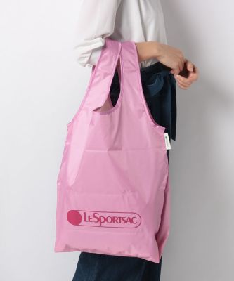 Lesportsac 2023 ญี่ปุ่นความจุขนาดใหญ่4391กระเป๋าสะพายกระเป๋าถือเสื้อกั๊กกระเป๋าช้อปปิ้งพับเก็บได้ฟรี