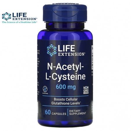 EXP. 10/24💦🌟 LE N-Acetyl-L-Cysteine 600mg. 60capsules NAC 60 เม็ด