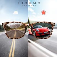 【hot】 New Fashion Design Sunglasses Polarized Men Photochromic Glasses Driving Goggle Chameleon Tinted lens Leopard gafas de sol 1