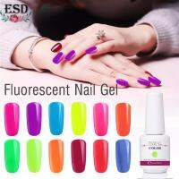 สีเล็บทาเจล GRAEAR  (ต้องอบ UV เท่านั้น) New Fluorescent Nail  Gel Colors Series   ขนาด 8 ml.