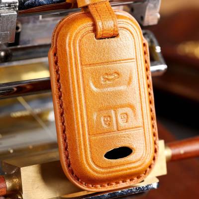 Luxury Leather Car Key Cover Case for Chery Tiggo 3 5X 4 8 Glx 7 2019 2020 Smart Keyless Remote Fob Case Keychain Holder Protect