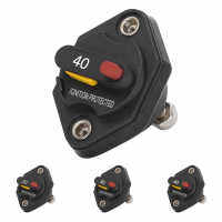 อุปกรณ์ป้องกันวงจรเบรกเกอร์ฟิวส์ DC 32V แบบกันน้ำพร้อมปุ่มรีเซ็ตแบบแมนนวลส่วนป้องกันวงจรไฟฟ้า