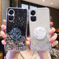 เคสมือถือ OPPO Reno 10 5G Reno10 Pro+ การออกแบบดวงดาว เคสซิลิโคนนิ่มใส OPPO Reno10 Pro 5G Reno10pro+ เคสโทรศัพท์แบบมีขายึด (พร้อมส่ง)