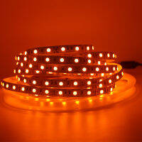 led strip light 600nm True Orange no Amber Yellow waterproof 3528 5050 SMD 120ledsm christmas string tape rope lamp 12V