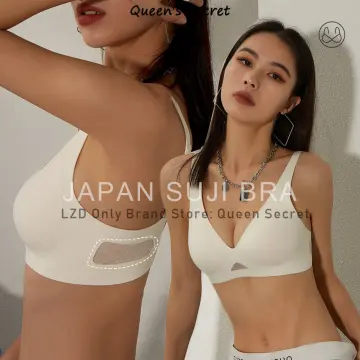 Ladies One-Piece Bra Lace Gather up Wirefree Bra Sleep Bra - China Bra and  Underwear price