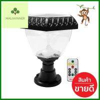 ไฟหัวเสา SOLAR RACER POSTTOP CARNIVAL 2 3 วัตต์ DAYLIGHT/COOL WHITE/WARM WHITE/RGB สีดำSOLAR POST MOUNTED LAMP RACER POSTTOP CARNIVAL 2 3W DAYLIGHT/COOL WHITE/WARM WHITE/RGB BLACK **ลดราคาจัดหนัก **