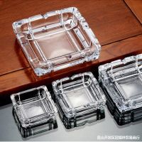 [COD] crystal glass ashtray personality European-style large living room home office