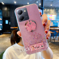 ปลอกอ่อนป้องกันการตกหล่นสำหรับ VIVO Y36 5G 4G Y02t 2023 เคส Phone Case ดาวท้องฟ้าเคสโทรศัพท์กากเพชร DIY ฝาหลังโทรศัพท์การ์ตูนโดราเอมอน