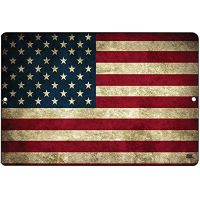 Rogue River Tactical USA American Flag Metal Tin Sign 12x8 Inch Wall Decor Man Cave Bar US United States Rustic metal sign