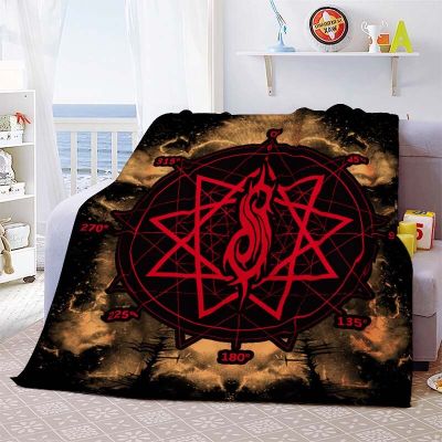 （in stock）Satan evil goat Flannel blanket comfortable and soft living room/bedroom blanket blanket Duvet home decoration（Can send pictures for customization）