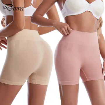 Womens Microfiber Seamless Tummy Tucker Shapewear High Waist Control Panty