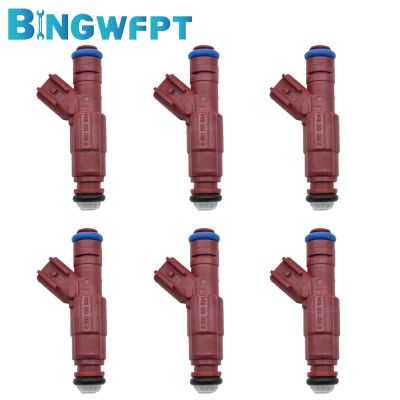 6PCS For 2000-2003 DODGE DAKOTA 2000-2003 RAM 1500 VAN 3.9L V6 0280155934 53031740AA Fuel Injectors