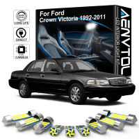 AENVTOL Canbus ภายในไฟ LED สำหรับ Ford Crown Victoria 1992-2005 2006 2007 2008 2009 2010 2011อุปกรณ์เสริม Dome Trunk โคมไฟ