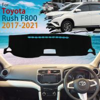 แผ่นรองเบาะพรมผ้าคลุมแผงควบคุมภายในกระบังหน้าสำหรับ Toyota Rush Daihatsu Terios F850 F800 Perodua Aruz 2017 2018 2019 2021