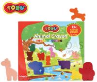 DONG-A TORU Animal Crayon สีเทียนรูปสัตว์ ดองอา โทรุ 12 สี