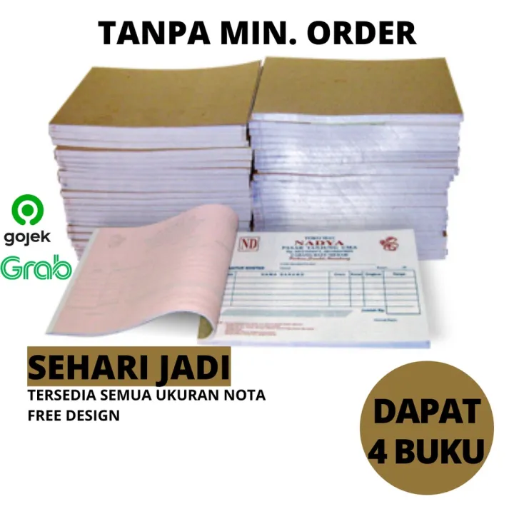 [TERLENGKAP] NOTA TOKO CUSTOM 1 2 3 RANGKAP / PLY BON SURAT KWINTANSI ...