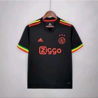 New Original Latest Football Jersey Ajax 3Rd Third Black Bob Marley 2021/2022 Official Grade SMLXL 2XL 3XL