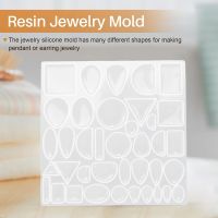 Resin Jewelry Molds,Silicone Molds for DIY Jewelry Pendant, for Creating Resin Pendants,Necklace,Earring,Keychain