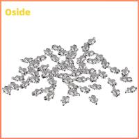 OSIDE 200 PCS เต่ารูปกระดอง ลูกปัดเต่าลูกปัด โลหะสำหรับตกแต่ง 14x9mm ลูกปัดเว้นระยะรูปเต่า การทำเครื่องประดับ เงินโบราณ เครื่องรางรูปเต่า กำไลข้อมือสร้อยข้อมือ