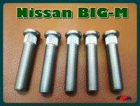 NISSAN BIG-M WHEEL SCREW "LONG" SET (5 PCS.) // แกนสกรูล้อ  ตัวยาว (แบบเหล็กแข็ง) สินค้าคุณภาพดี