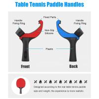 Table Tennis Paddle Grip Handle, Left &amp; Right Handle Silicone Protective Cover Rings for Oculus Quest or Rift S Touch Controller