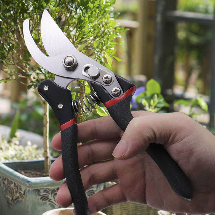 กรรไกรตัดแต่งกิ่ง-secateurs-สวน-graftingtools-sk5ต้นไม้ผลไม้สาขากรรไกรตัดเครื่องมือหยิบผลไม้