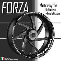 □ Reflective Motorcycle Accessories Wheel Sticker Inside of Hub Decals Rim Stripe Tape For Honda FORZA 125 250 300 350 750 NSS350