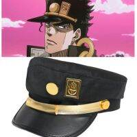 Bimaoxer Anime JoJo  39;s Bizarre Adventure Jotaro Kujo Joseph Army Military JOJO Cap Hat Badge Animation around Jotaro Hat