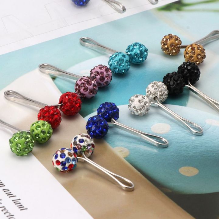 12pcs-muslim-hijab-scarf-safety-pin-clips-rhinestone-ball-brooch-fashion-jewelry-drop-ship-headbands