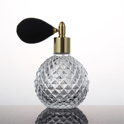100ML Perfume Mini Atomizer With Cosmetic Bottles Empty Glass Vintage Crystal