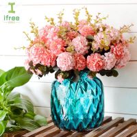 ✨IFREE10 Heads Hydrangea Artificial Flower Wedding Arrangement Home Decoration European Style