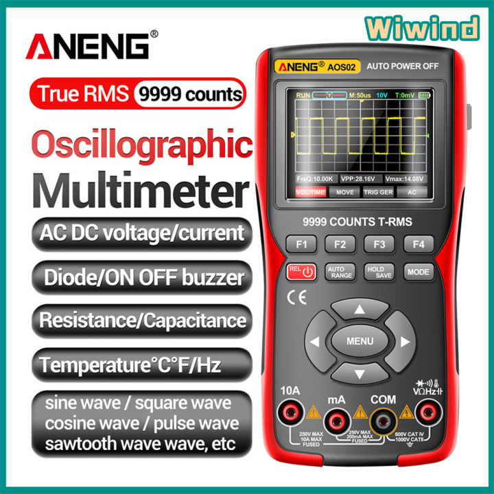 แบรนด์ใหม่-aneng-aos02-ออสซิลโลสโคปมัลติมิเตอร์-2-8-นิ้ว-ips-full-view-color-screen-storage-oscilloscope-kit-ac-dc-voltage-tester-for-testing-voltage-current-resistance-diodes