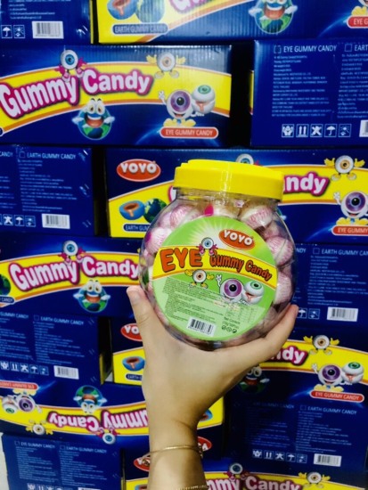 Lẻ 1 viên kẹo dẻo có nhân siro gummy candy nhiều hình halloween thái lan - ảnh sản phẩm 8