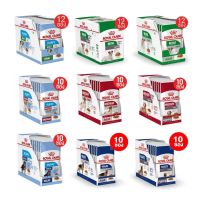 Royal Canin mini,medium,maxi อาหารเปียกสุนัขพันธุ์เล็ก,พันธุ์กลาง,พันธุ์ใหญ่ ทุกช่วงวัย  *****แบบโหล  แบบกล่อง****