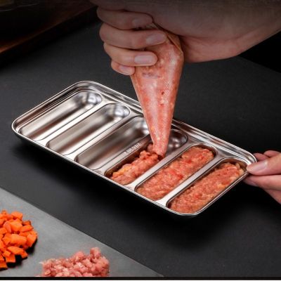 Sausage Mold Stainless Steel 304 Childrens Hot Dog Making Mould DIY Baked Ham Sausage Maker Box Household Kitchen Baking Tools