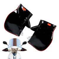 Motorcycle Gauntlet Gloves 1 Pair Waterproof Winter Warmer Gloves Bike Handlebar Mittens with Reflective Strip Snowmobile Handlebar Gloves responsible