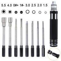 New 8 in 1 Hex Socket Driver Hexagon Screwdriver Set for RC Models Aluminum