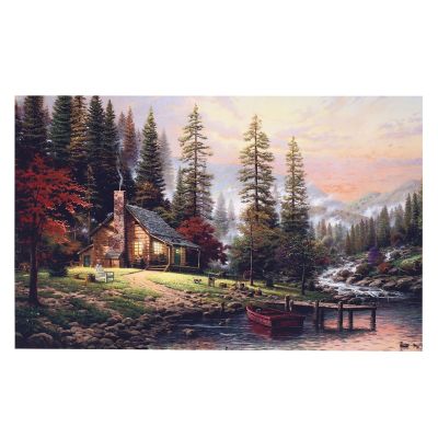 High Definition Oil Painting Prints on Canvas Frameless Wall Art Paintings Picture for Living Room Bedroom Home Decoration (Landscape)