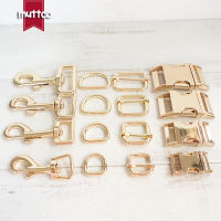 (metal buckle+adjust buckle+D ring+metal dog claspset) 15,20,25,30mm webbing zinc alloy DIY dog collar accessory 4 colors