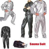 Heavy Duty Sweat Suit ซาวน่าออกกำลังกายยิมฟิตเนสลดน้ำหนัก Anti-Rip Suit M-3XL