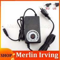 Merlin Irving Shop Universal 3V-12V 3A AC Adjustable Power Supply Adapter DC Plug Connector Adapter Voltage 220V 110V 36W EU US plug