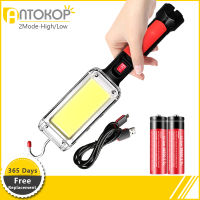 100W Powerful Flashlight 5200mAH Torch USB Rechargeable COB Work Light with Magnet Hook Camping Tent Work Maintenance Lantern